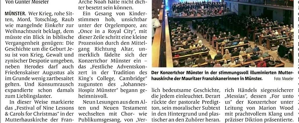 Münster, WN 11. Dezember 2023 von Günther Moseler (WN)